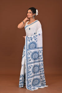 Blended Silk Kantha Saree