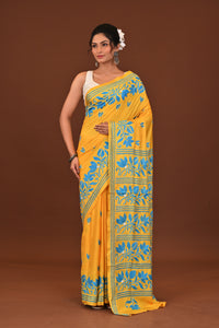 Blended Silk Kantha Saree