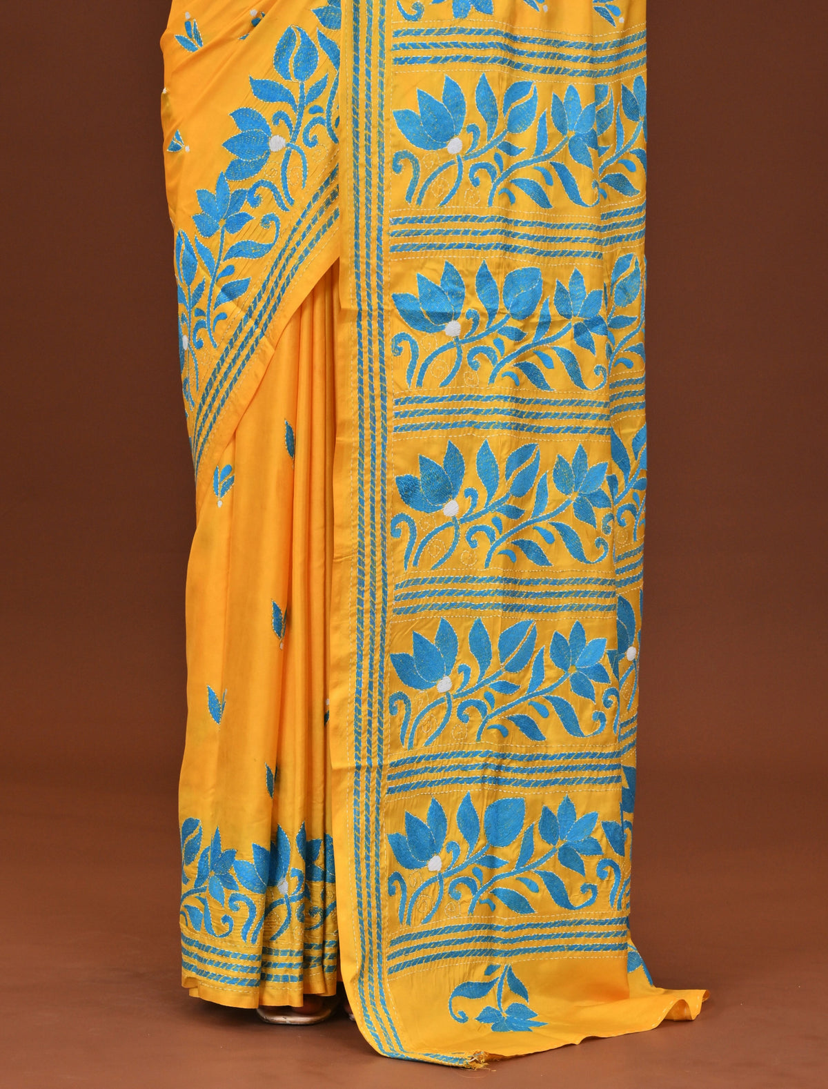 Blended Silk Kantha Saree
