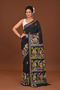 Blended Silk Kantha Saree