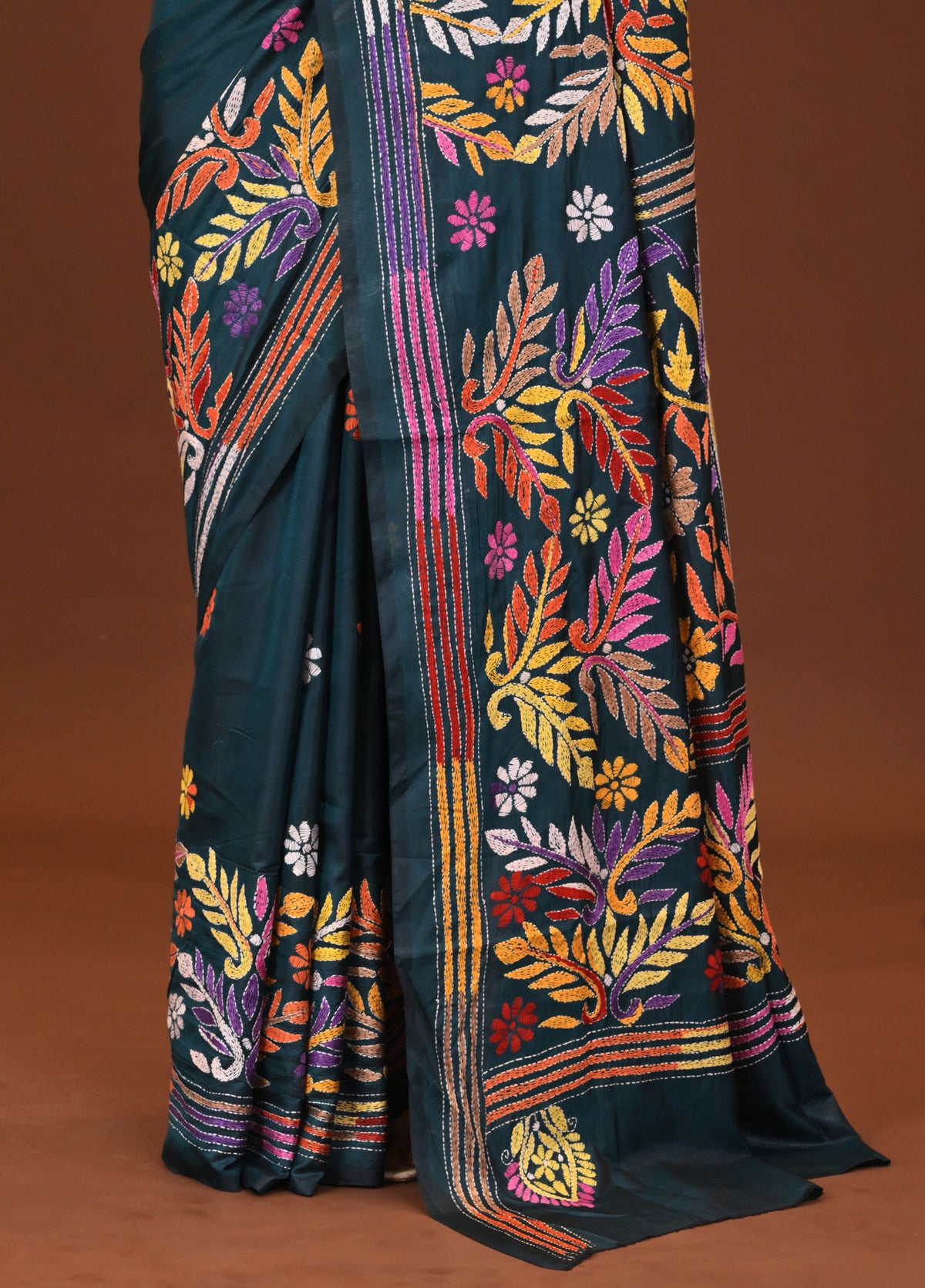 Blended Silk Kantha Saree