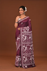 Blended Silk Kantha Saree