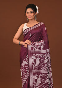 Blended Silk Kantha Saree