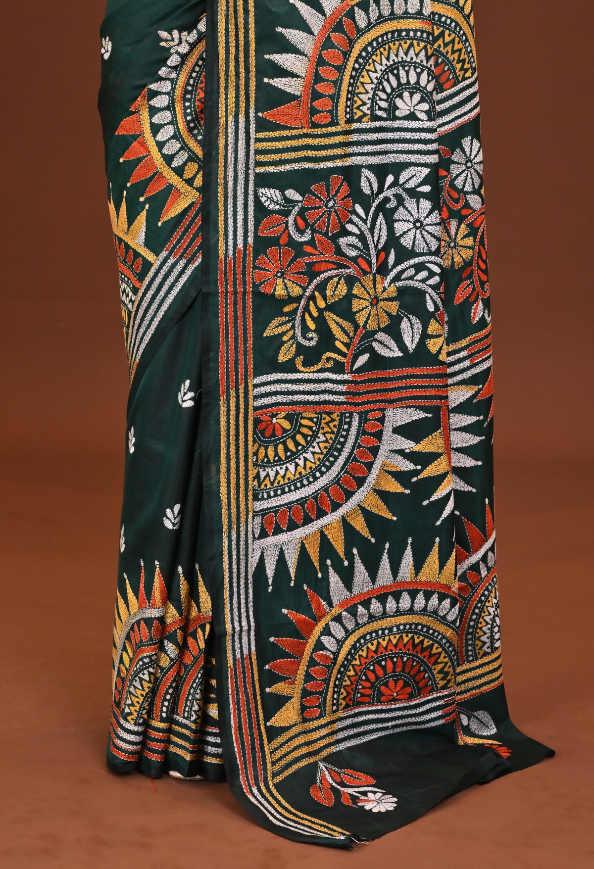 Blended Silk Kantha Saree