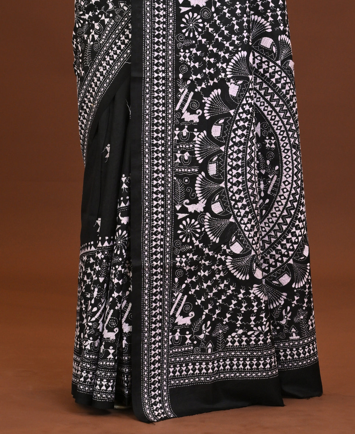 Pure Silk Kantha Saree