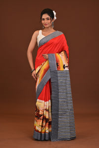 Jalchuri Silk Katha Saree