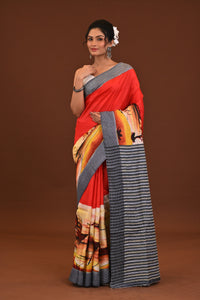 Jalchuri Silk Katha Saree