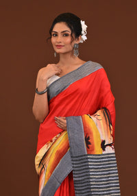 Jalchuri Silk Katha Saree