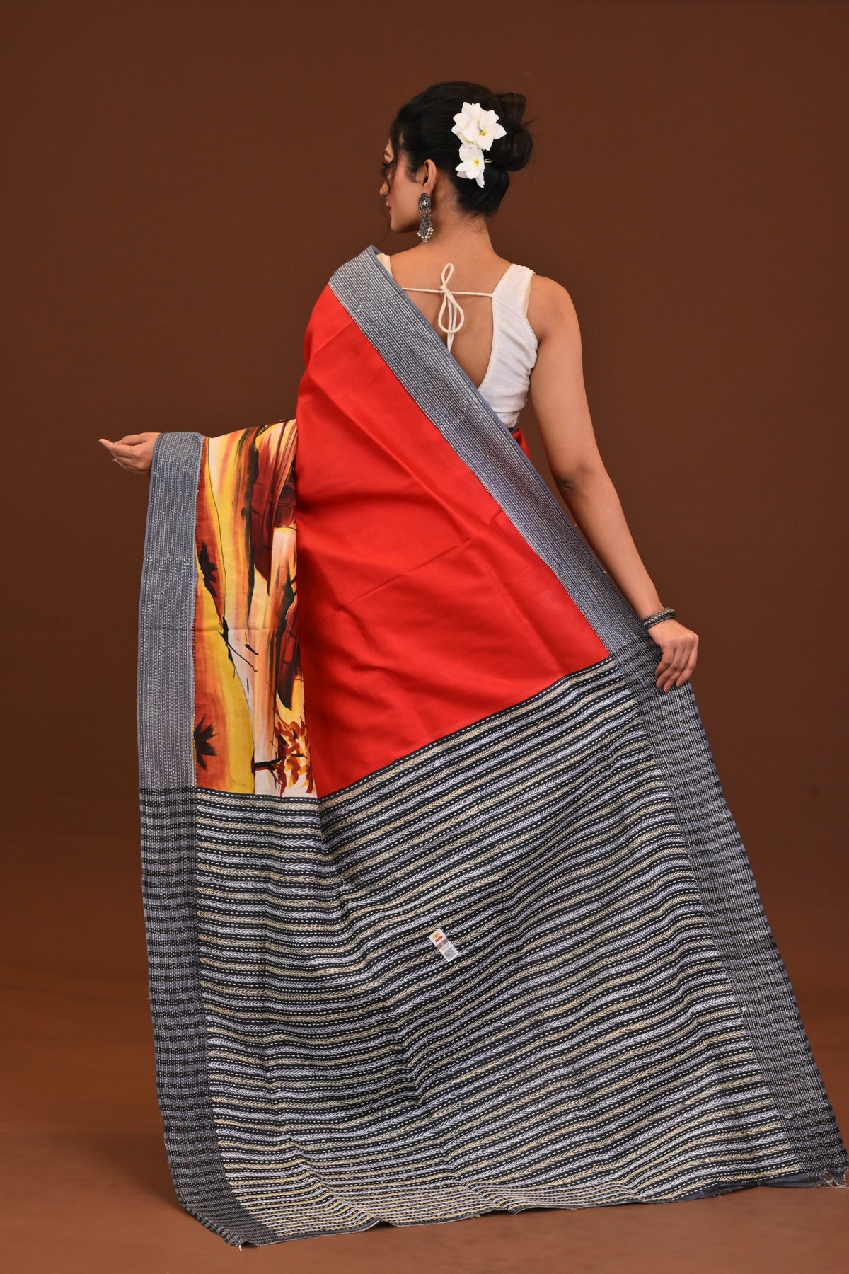 Jalchuri Silk Katha Saree