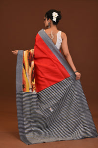 Jalchuri Silk Katha Saree