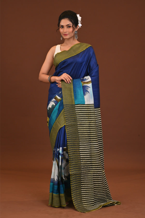 Jalchuri Silk Katha Saree
