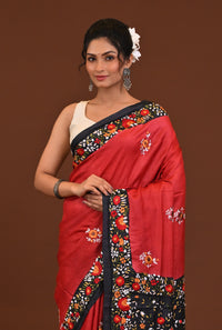 Tussar Dye Parsi Saree