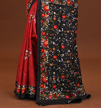 Tussar Dye Parsi Saree