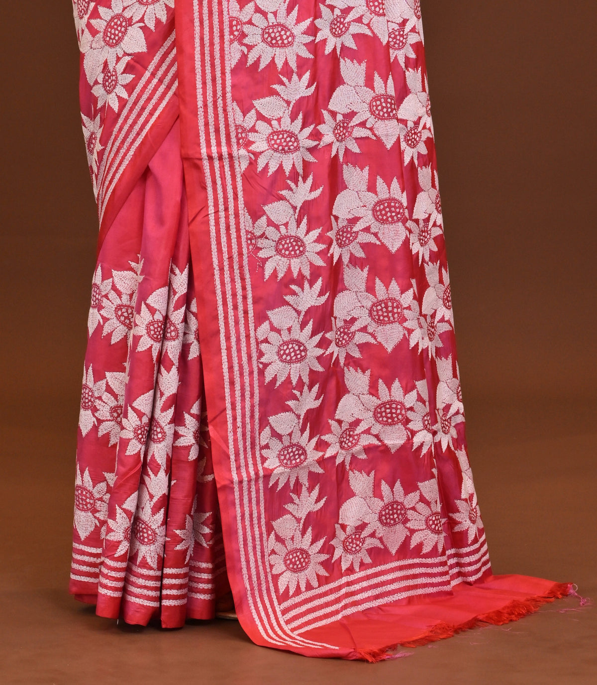 Blended Silk Kantha Saree