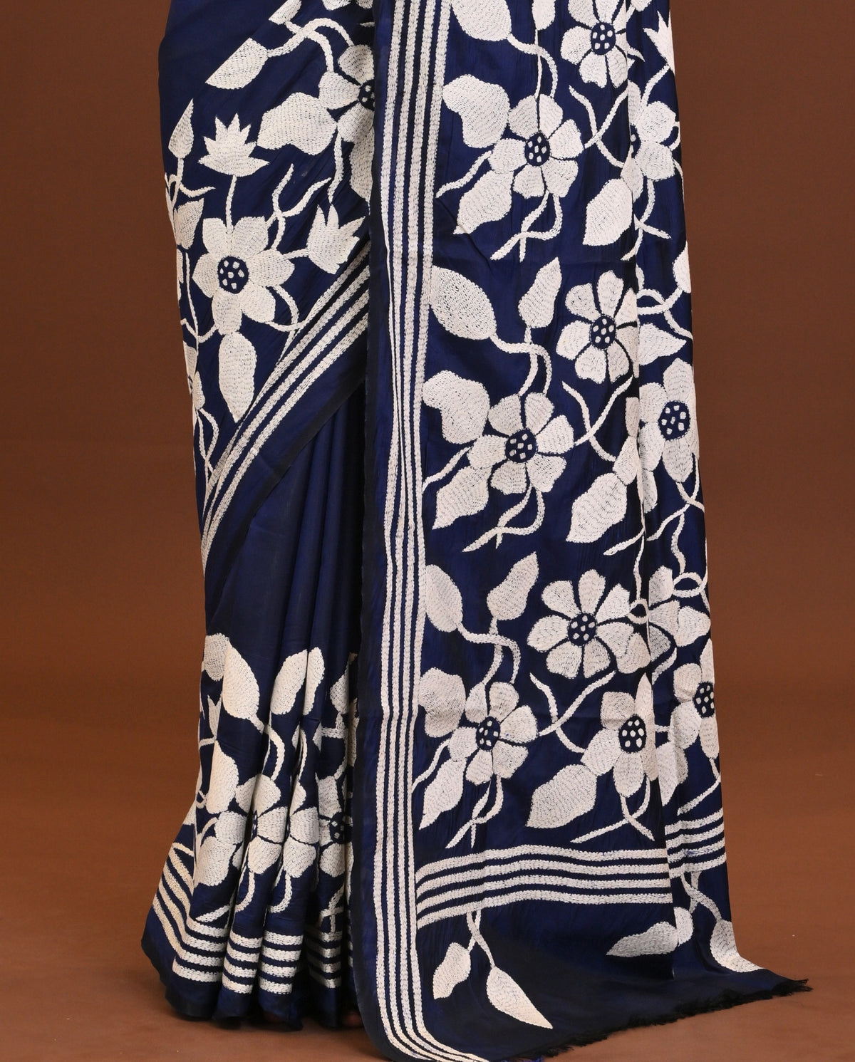 Blended Silk Kantha Saree