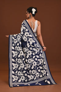 Blended Silk Kantha Saree
