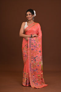 Blended Silk Kantha Saree