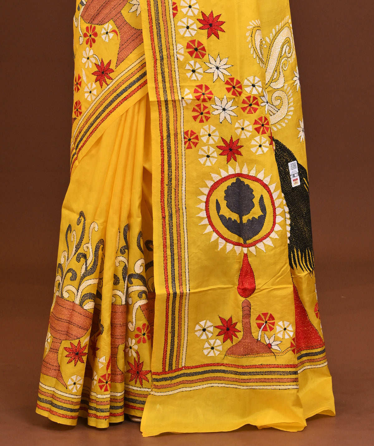 Pure Silk Kantha Saree