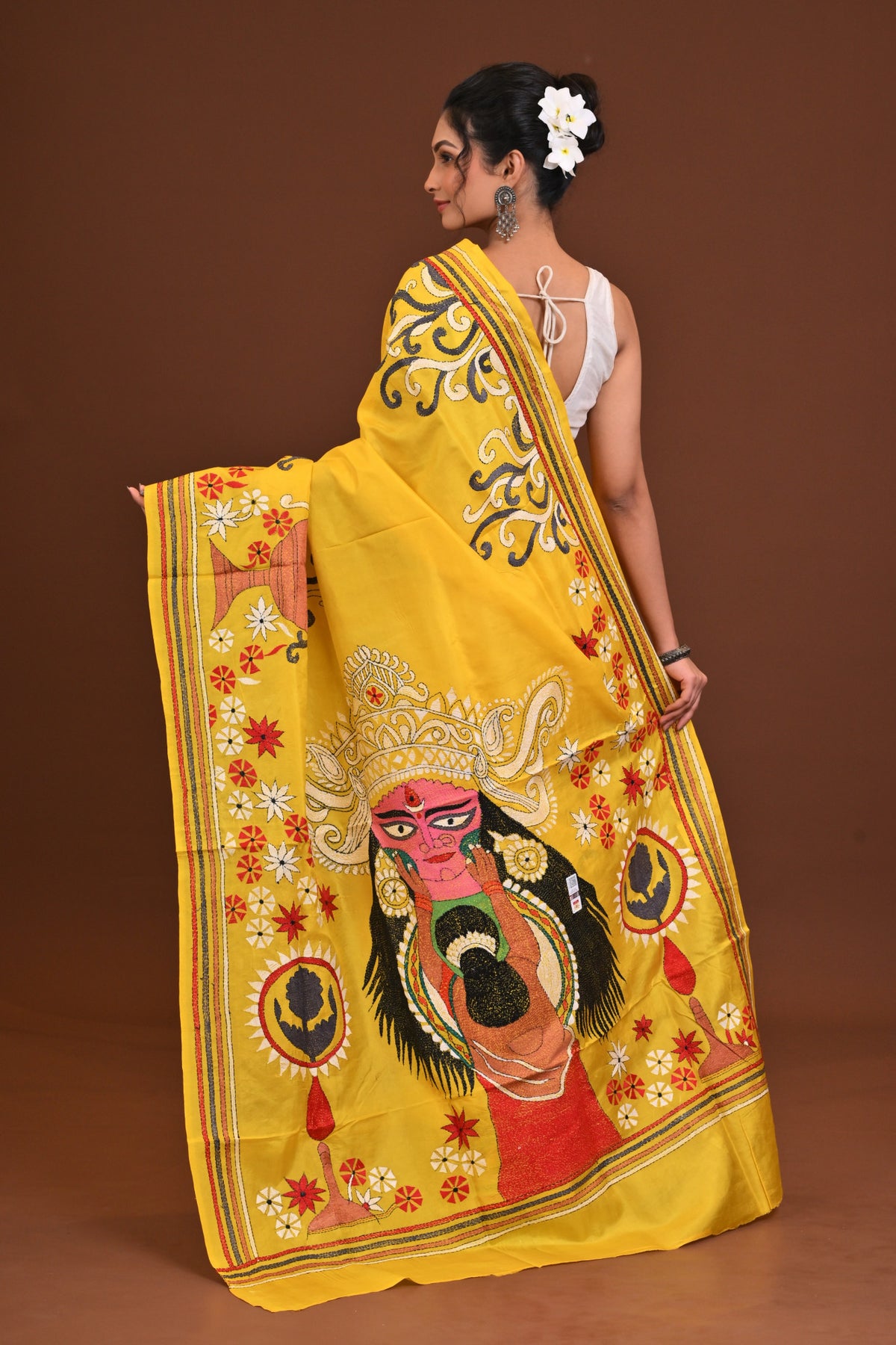 Pure Silk Kantha Saree