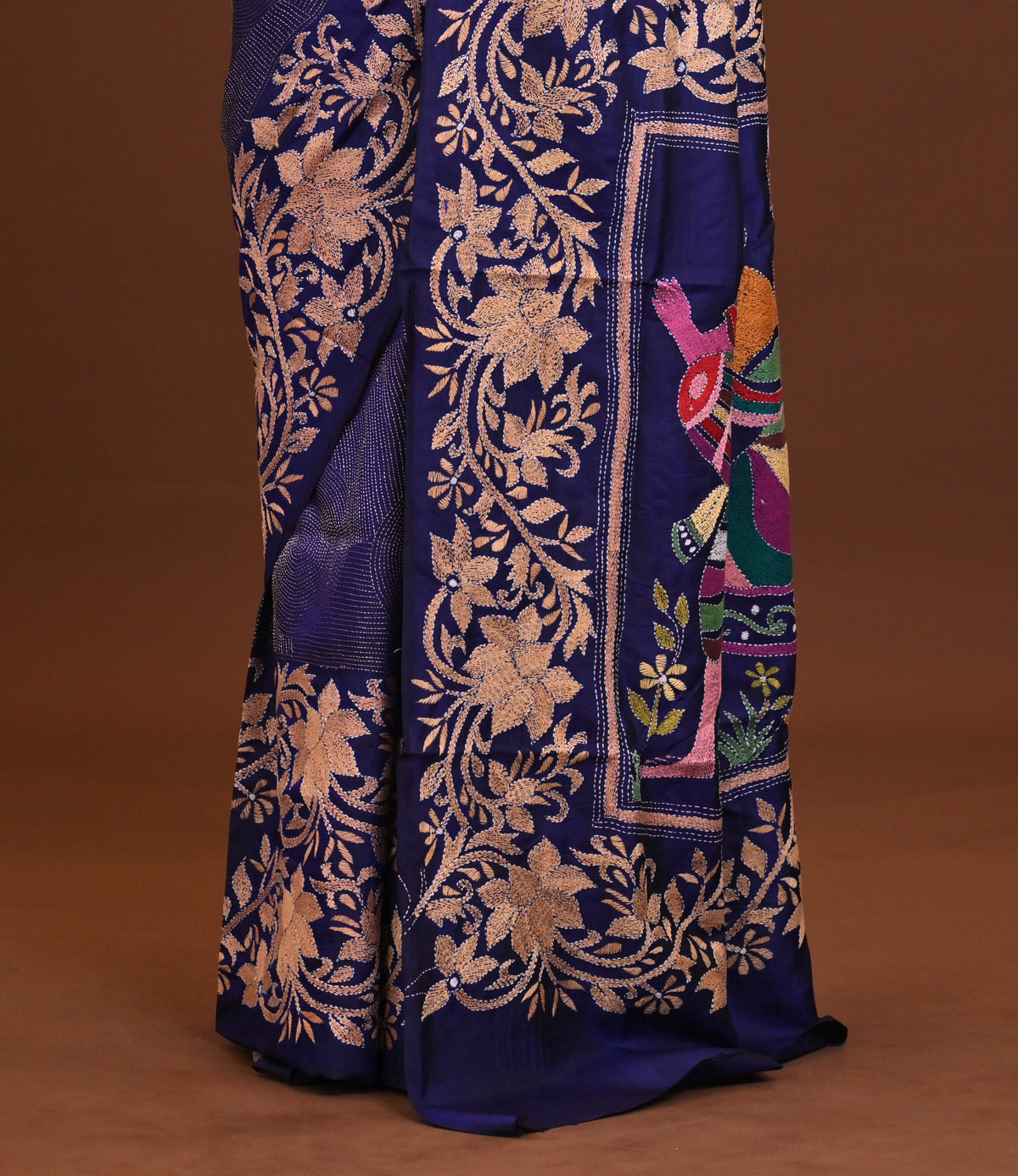 Pure Silk Kantha Saree