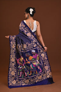 Pure Silk Kantha Saree