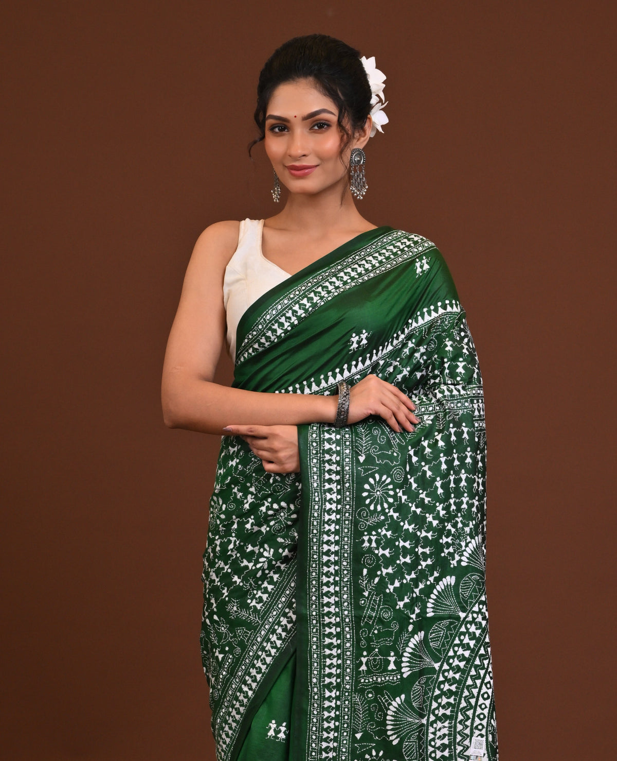Pure Silk Kantha Saree