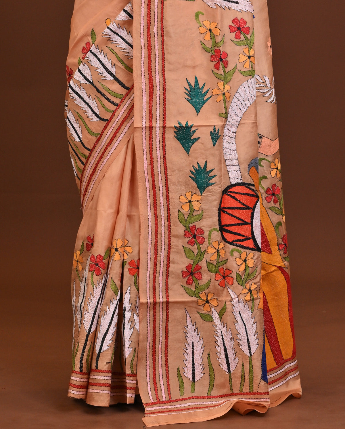 Pure Silk Kantha Saree