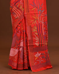 Pure Silk Kantha Saree