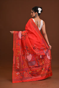 Pure Silk Kantha Saree