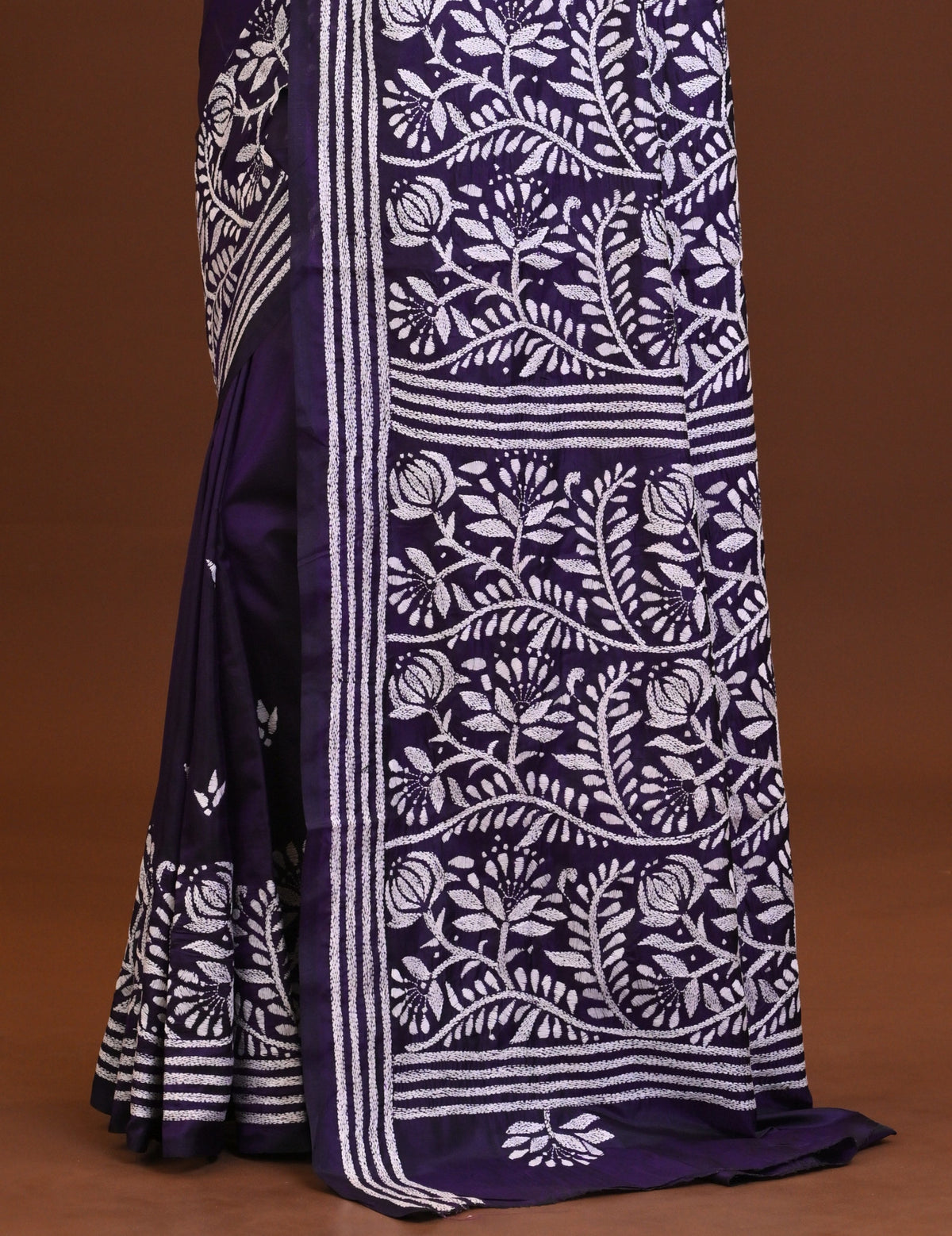 Blended Silk Kantha Saree