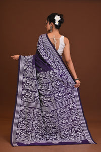 Blended Silk Kantha Saree
