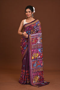 Blended Silk Kantha Saree