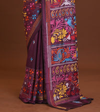 Blended Silk Kantha Saree