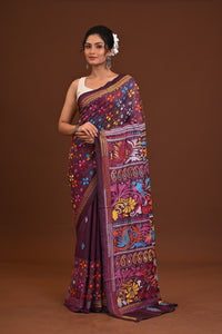 Blended Silk Kantha Saree