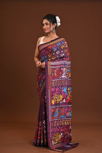 Blended Silk Kantha Saree