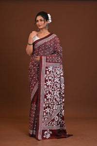 Blended Silk Kantha Saree
