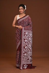Blended Silk Kantha Saree