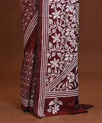 Blended Silk Kantha Saree