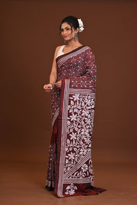 Blended Silk Kantha Saree