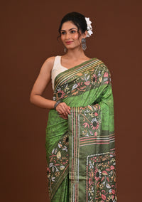 Blended Silk Kantha Saree