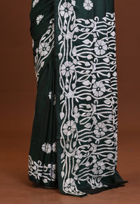 Blended Silk Kantha Saree