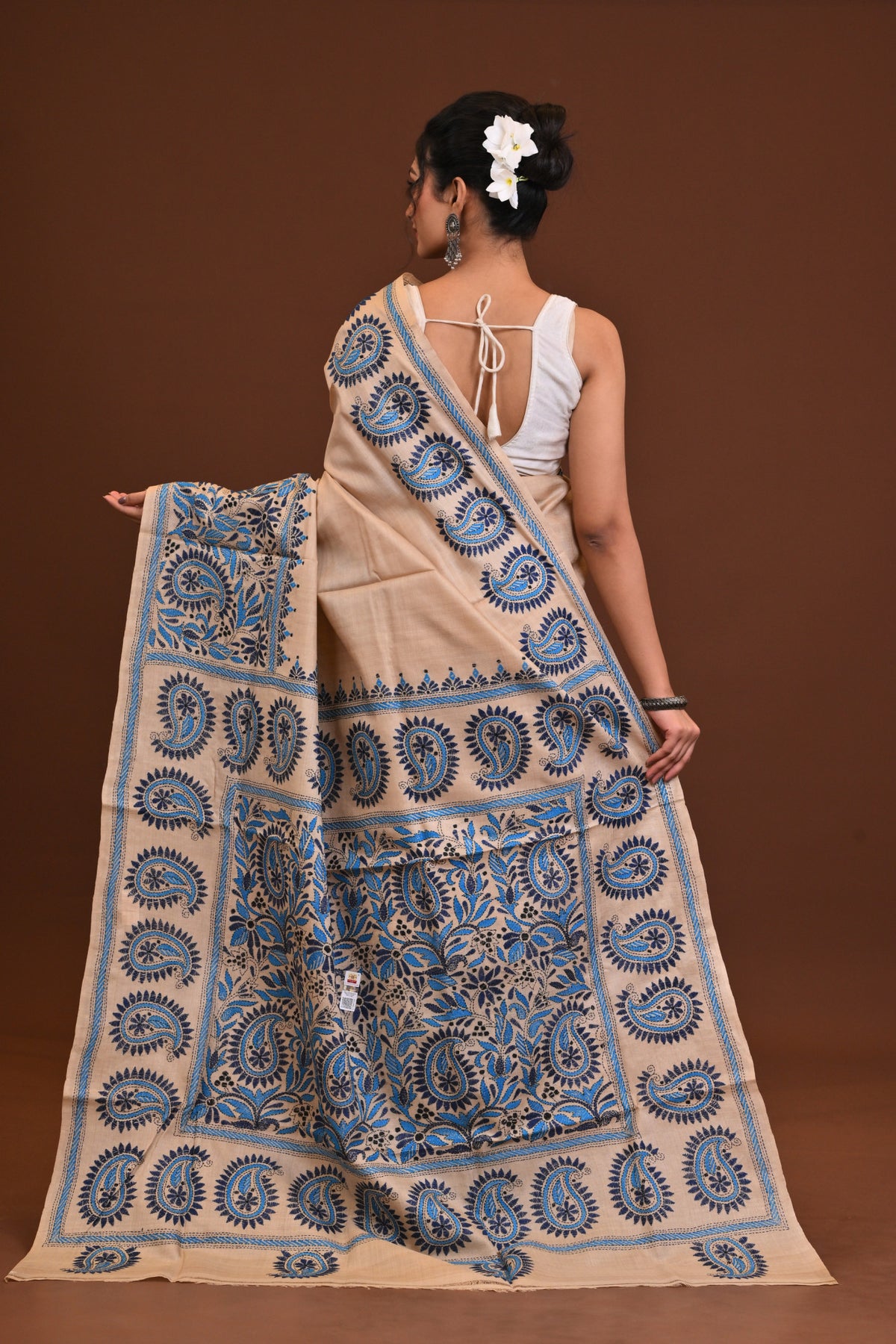 Pure Silk Kantha Saree