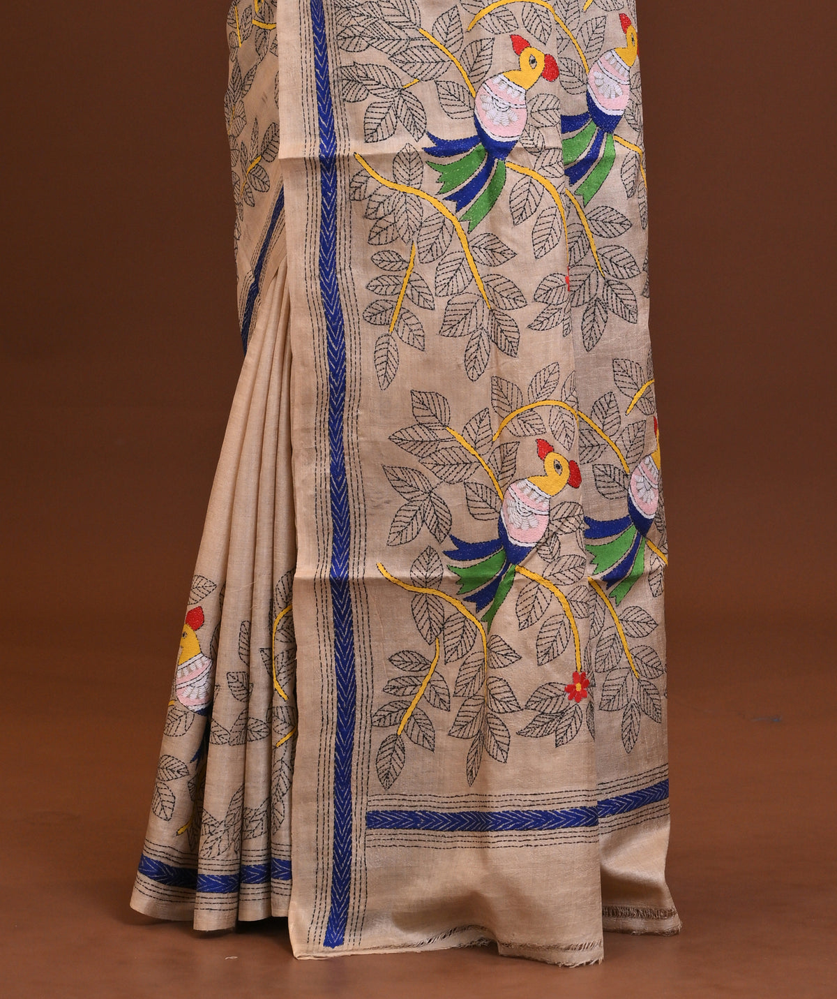Pure Silk Kantha Saree