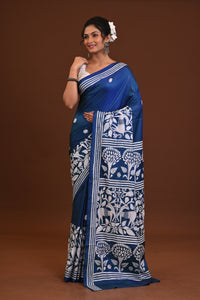 Blended Silk Kantha Saree