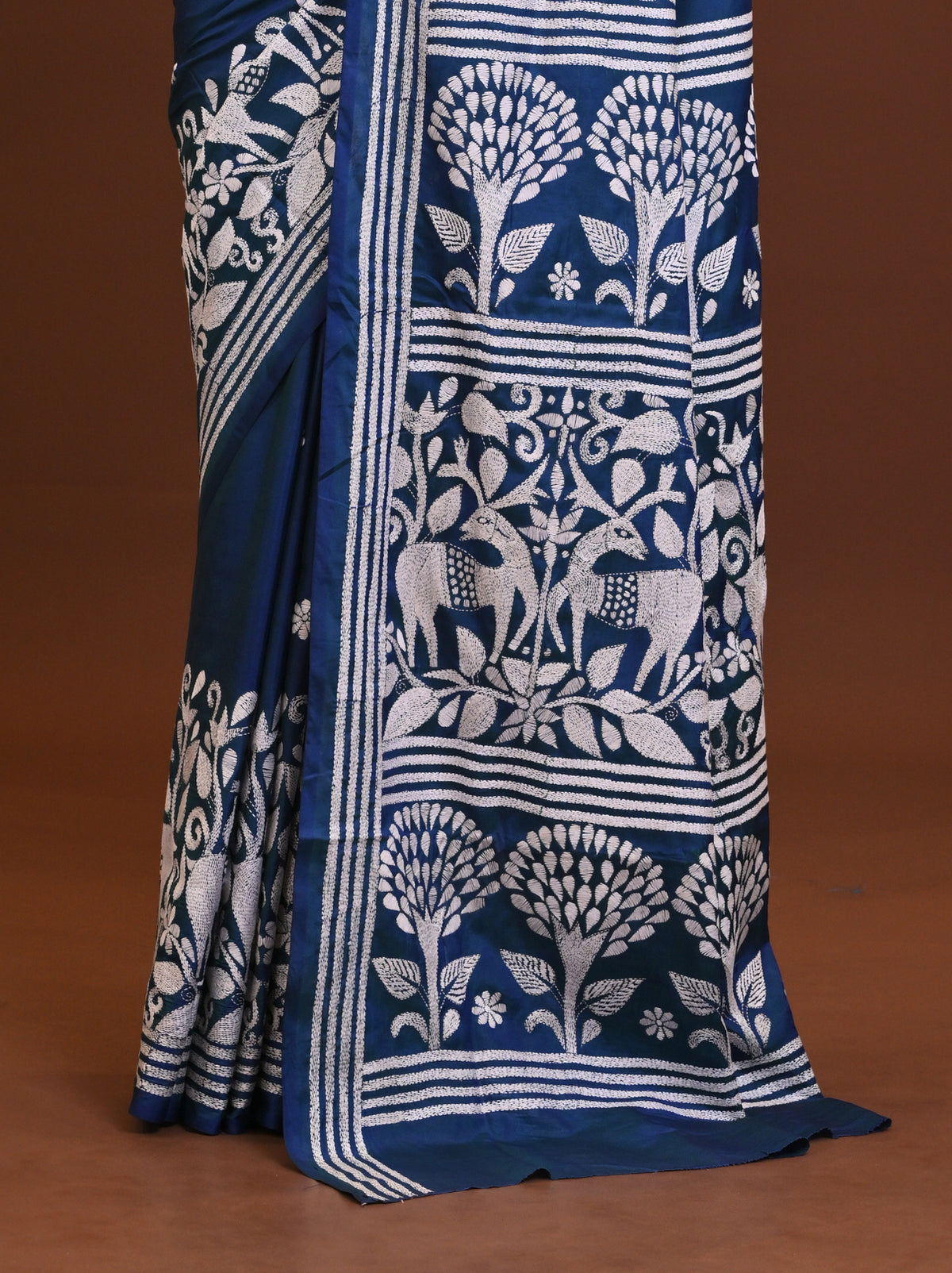 Blended Silk Kantha Saree