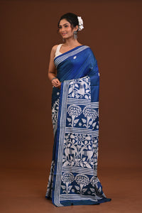 Blended Silk Kantha Saree