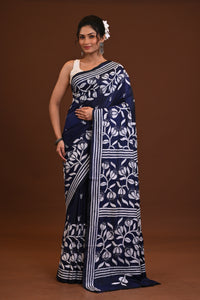 Blended Silk Kantha Saree