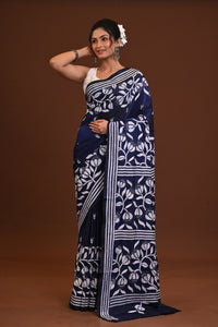 Blended Silk Kantha Saree
