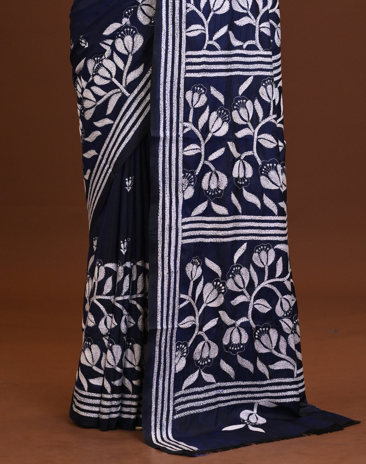 Blended Silk Kantha Saree