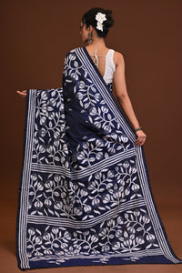 Blended Silk Kantha Saree